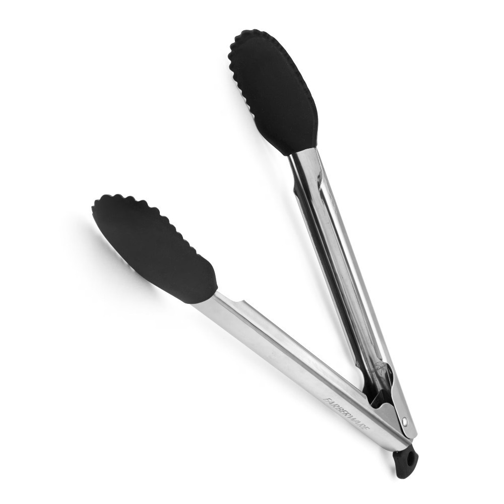 Kitchen Gadgets For Cooking - Кухонные щипцы с силиконовыми наконечниками, 11