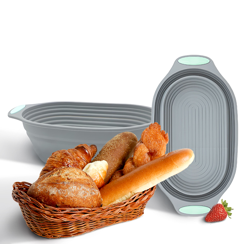 Kitchen Gadgets Plus - Складная силиконовая корзина для расстойки теста